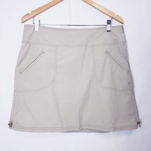 Athleta Rip Stop Skort Tan /Beige Skort